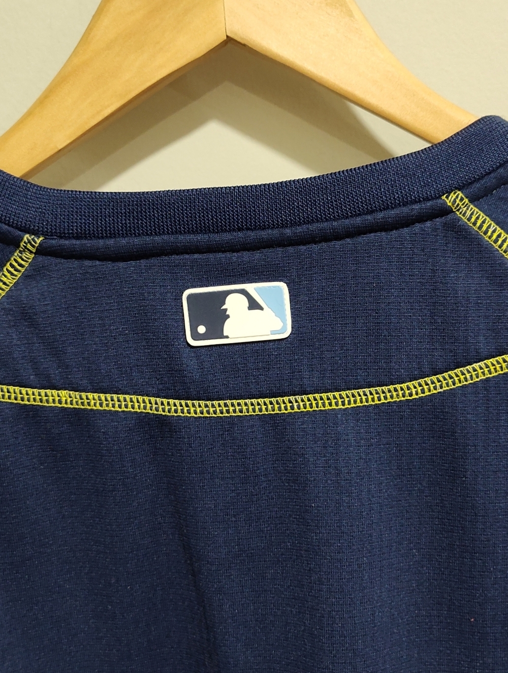 Tampa Bay Rays Sunburst  Majestic L Long Sleeve Sweatshirt With Pockets Unisex - Picture 7 of 10